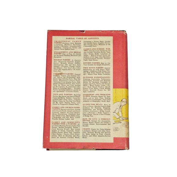 The Family Book Of Home Entertaining -Brobeck 1960's Cookbook-Vintage Hardcover - Picture 2 of 12